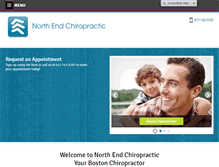 Tablet Screenshot of northendchiropractic.com